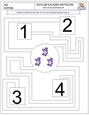 okul öncesi çizgi çalışma sayfaları